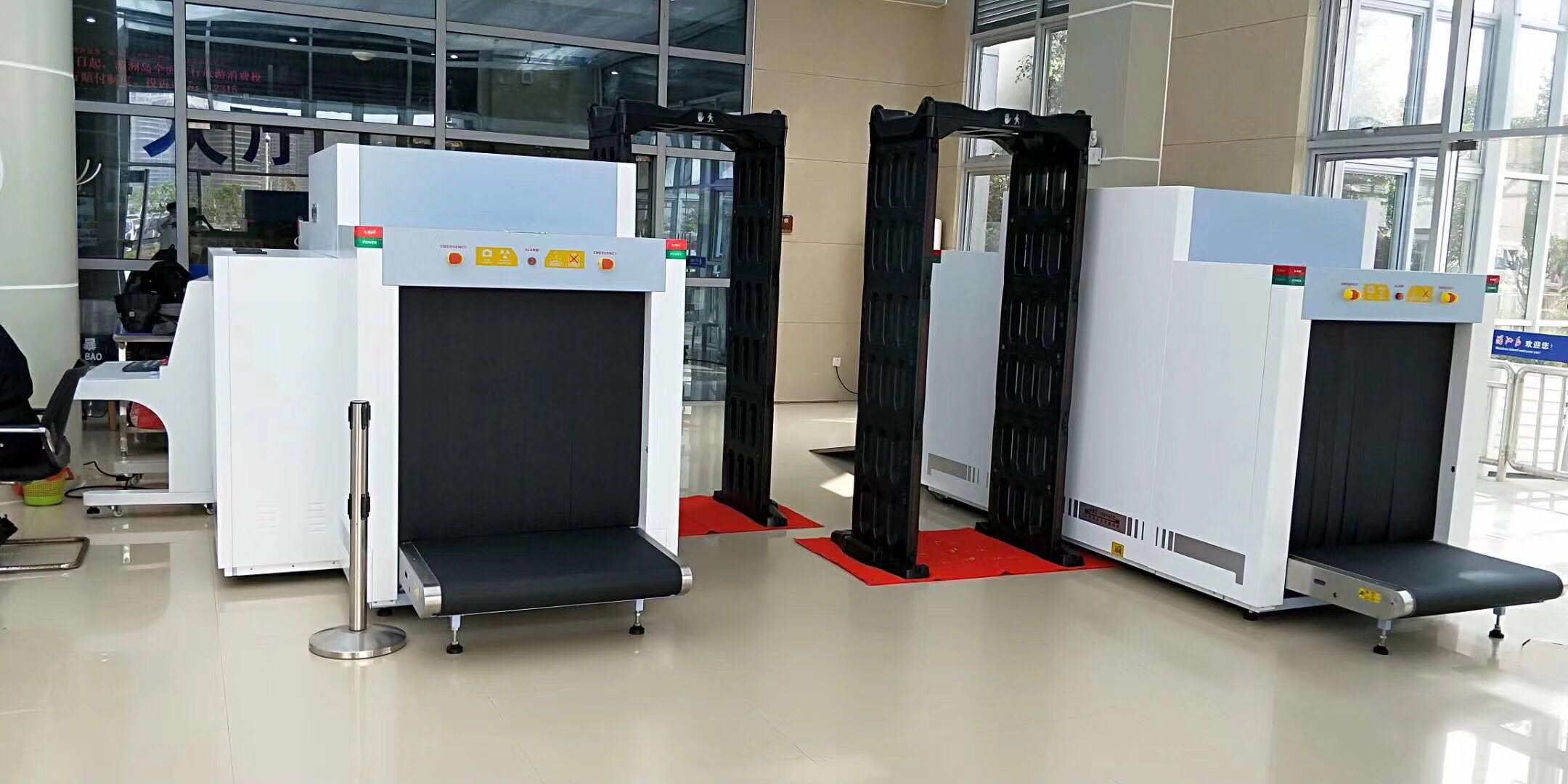 Dual View Security X-ray Machine at Airport with Two 160kv X Ray Generator